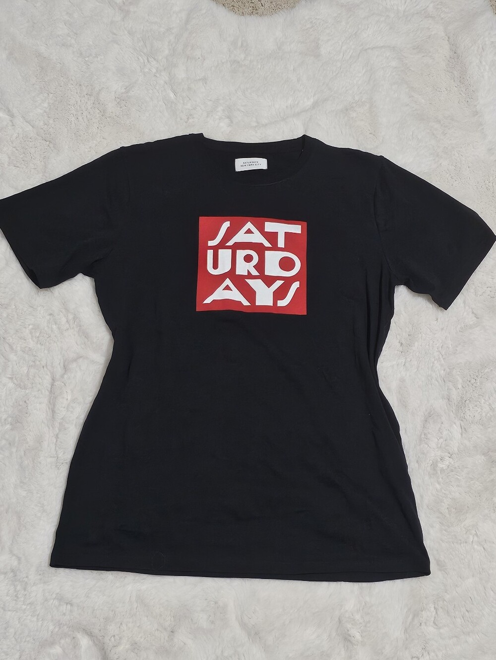 Saturdays New York Graphic Black Tee